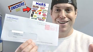 UPDATE MARS CANDY INC Sent Me A Letter After Consuming A 27 Year Old Expired SNICKERS Bar [upl. by Nwahsem203]