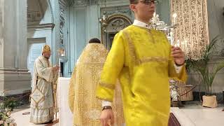 Pontificale Ortodosso in onore di Santa Rosalia Basilica Cattedrale di Palermo  14 Luglio 2022 [upl. by Lemahs]