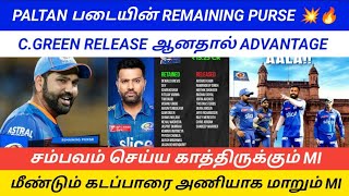 IPL 2024 AUCTION  REMAINING PURSE OF MI  BIG PLAYERS IN MI TARGET LIST  MI PURSE DETAILS [upl. by Muhan]