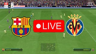 🔴 Barcelona vs Villarreal LIVE  La Liga 2024  Full Match Coverage [upl. by Adnat396]