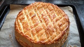 EASY GALETTE DES ROIS Recipe  Sweet Almond Filling  Epiphany Cake [upl. by Pritchard]