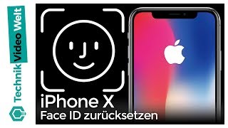 iPhone X Face ID zurücksetzen [upl. by Ardnauqal]