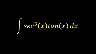 Integral of sec3xtanx  Integral example [upl. by Dulci]