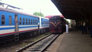 SLR Class M5c 771 Hauling Anuradhapura  Colombo Intercity Express Train [upl. by Yotal]