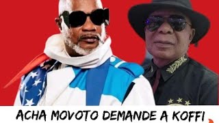 ACHA MOVOTO DEMANDE A KOFFI DE LAISSER FALLY IPUPA TRANQUILLE [upl. by Griffith]