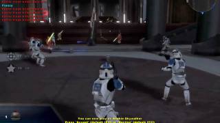 star wars battlefront 2 gameplay order 66 jedi temple [upl. by Gronseth]