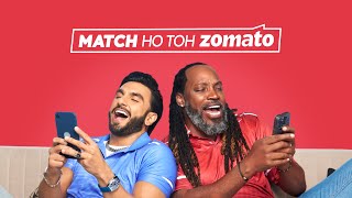 Ab IndiaaaIndia ka time hai  Ranveer Singh  Chris Gayle  Zomato  Cricket World Cup 2023 🇮🇳 [upl. by Ahtikal]