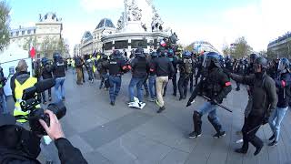 gilet jaune acte 22 place de la république paris 2019 france [upl. by Saunders]