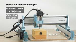 Genmitsu 4040PRO MAX CNC Router Machine Enhanced XZ Axis Ultimate Crafting Power [upl. by Diella130]