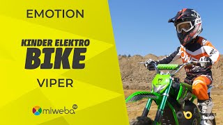 EMOTION Viper Kinder Elektro Crossbike Motorrad in Action 🎥 1000 WATT Actionbikes Motors [upl. by Hannover]