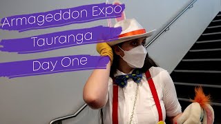 Tauranga Armageddon Expo 2022 Day One  Jylari Vlogs [upl. by Eimarej]