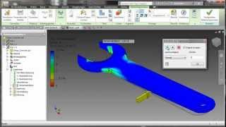 Inventor Professional 2013 Einstieg in die FEM  Analyse [upl. by Athelstan106]