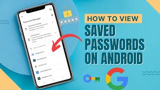 View All Saved Passwords in your Google Account on Android [upl. by Akeimahs]