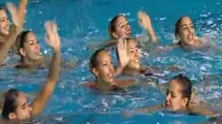 Synchronized SwimmingEgypt Team 2007 Fina World Champions [upl. by Otreblada]