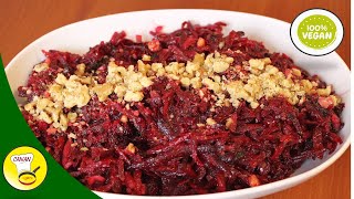 Der beste amp leckerste Rote Beete Salat den ich kenne Einfach roh amp vegan  Canans Rezepte [upl. by Tomaso90]