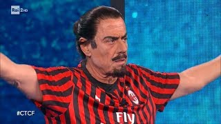 Teo Teocoli è Ibrahimovic  Che tempo che farà 16022020 [upl. by Flanigan551]