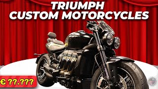 Triumph New Custom Motorcycles 2024 with PRICESRocket Bonneville Scrambler Bobber Tiger Street [upl. by Lorin]