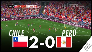 CHILE vs PERÚ 20 HIGHLIGHTS • Simulación amp Recreación de Video Juego [upl. by Huntington]