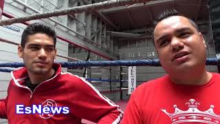 Zurdo Ramirez amp Hector Zapari Want Benavidez Degale amp Chavez Jr EsNews Boxing [upl. by Anaejer]