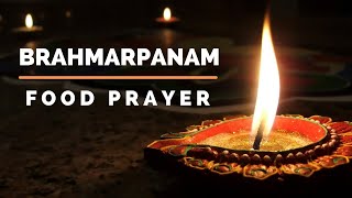 Food prayer Brahmarpanam  Tutorial [upl. by Uhn]