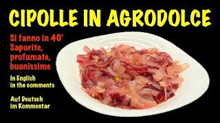 CIPOLLE IN AGRODOLCE [upl. by Jedd]