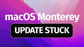 macOS Monterey Update Stuck  FIX [upl. by Drofhsa4]