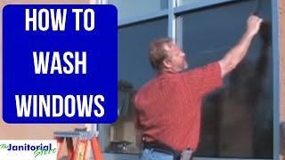 Cleaning Tips  How to Wash Windows  The Janitorial Store [upl. by Perkins584]