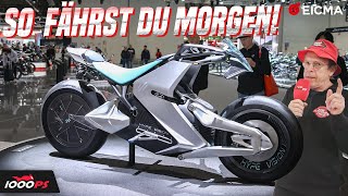 Was bringt die Zukunft MotorradPrototypen und Antriebe von morgen auf der EICMA 2023 [upl. by Mazlack]