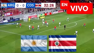 🔴 Argentina vs Costa Rica EN VIVO  Amistoso Internacional [upl. by Omarr]