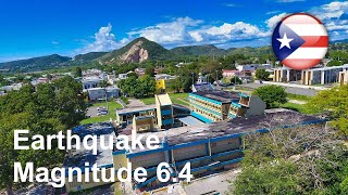 Earthquake Damage in Guanica Puerto Rico Magnitude 64 [upl. by Arracat]