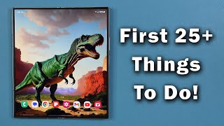 Samsung Galaxy Z Fold 6  First 25 Things To Do Tips amp Tricks [upl. by Elehcor524]