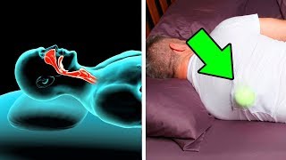 Permanently Stop Snoring Using a Tennis Ball 100 Working [upl. by Aniroz]