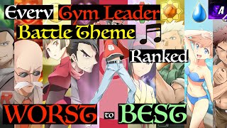 All Gym Leader Themes in Pokemon Ranked Worst to Best [upl. by Treblih]