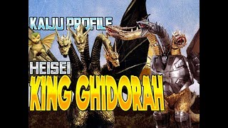 King Ghidorah Heisei  MechaKing Ghidorah｜KAIJU PROFILE 【wikizillaorg】 [upl. by Granthem]