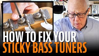 Fixing sticky bass tuners [upl. by Ready]