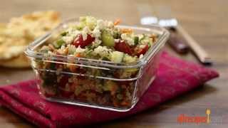 How to Make Quinoa Tabbouleh  Salad Recipes  Allrecipescom [upl. by Eenafets]