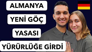 ALMANYAYA GÖÇ KOLAYLAŞTI  18 Kasımda Yeni Yasa Yürürlüğe Girdi [upl. by Princess]