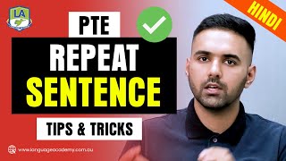 PTE Repeat Sentence Tips for 79 HINDI  Proven Tips Tricks and Strategies  Language Academy [upl. by Ameerahs]