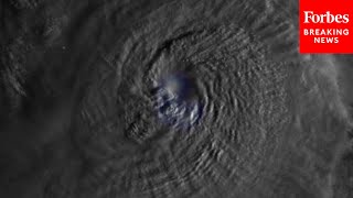 BREAKING NEWS New Satellite Video Captures The Eye Of Hurricane Milton [upl. by Nylyrehc]