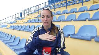 060318  Algarve Cup 2018  Interview with Kosovare Asllani 1080p HD [upl. by Ynalem]