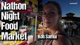 Sarah probiert Durian Stinkfrucht oder Delikatesse Koh Samui Thailand [upl. by Pohsib]