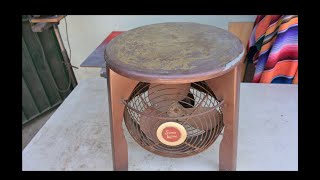 Vintage 1940s Hassock Fan Restoration Disassembly [upl. by Fital769]