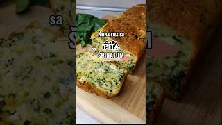 Brza kukuruzna pita sa špinatom food recipe shorts short shortvideo youtubeshorts reels [upl. by Pass200]