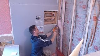 How to install shower surround tile backer board PART quot2quot durock or cement board [upl. by Mayman]