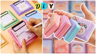 🌈🥰How to make stationery  DIY stationery  Handmade stationery  school hacks [upl. by Aieken]