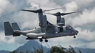 V22 Osprey TiltRotor Aircraft In Action • Compilation [upl. by Ytisahcal700]