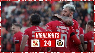 Match Highlights Swindon Town vs Newport County [upl. by Donela280]