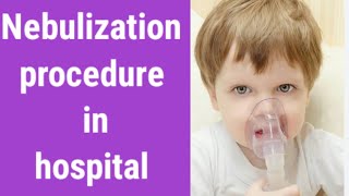 Nebulization procedure in Nursing l use of nebulizer machine in Urdu or Hindi [upl. by Bates943]