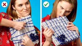 8 Christmas Pranks Mean Gift Wrapping Ideas and Funny Pranks [upl. by Ikkiv]