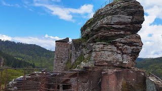 CASTLE OF FLECKENSTEIN ALSACE ADVENTURE 🇩🇪 [upl. by Aidnyc]